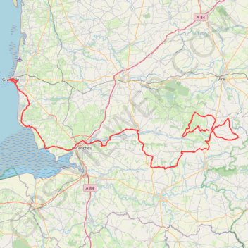 Sourdeval_granville_V4 GPS track, route, trail