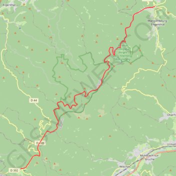 France - Wangenbourg GPS track, route, trail