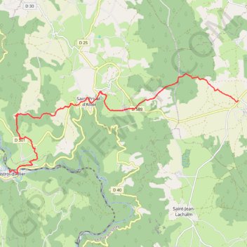 Monbonnet - Monistrol GPS track, route, trail