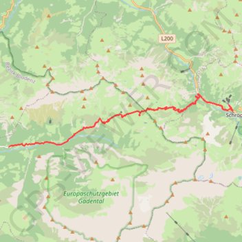 Via-Alpina R53 - Schroken - Buchboden GPS track, route, trail