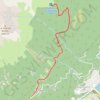 Descente refuge du Chazeau GPS track, route, trail