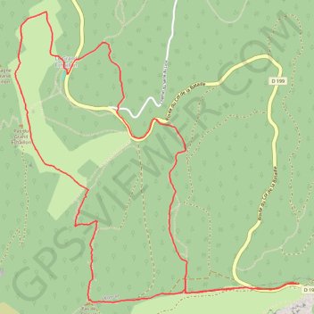 Le Pas de Chovet (Drôme) GPS track, route, trail