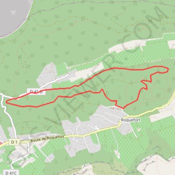 Vallon de Sauvarel GPS track, route, trail