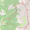 Tête de l'Aupet, Rougnou, Nid et Baronne en Boucle depuis Tréminis (Devoluy) GPS track, route, trail
