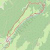 Randonnée raquettes "La Chartreuse - Lourdens" GPS track, route, trail