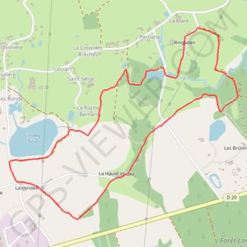 Rando Qébriac GPS track, route, trail