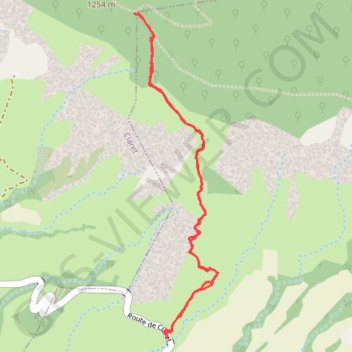 Tête de BOURSIER GPS track, route, trail