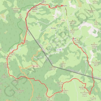 Aldude Urepel par le Kinto Real GPS track, route, trail