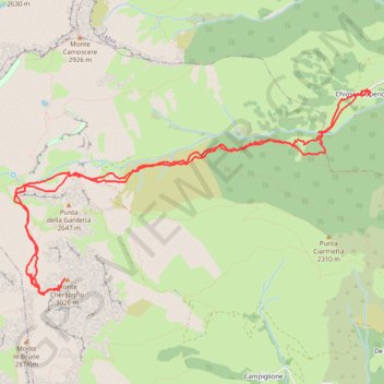 Monte Chersogno GPS track, route, trail