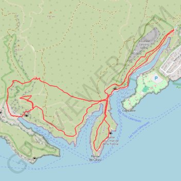 Calanques de Port-Miou, Port-Pin et En-Vau GPS track, route, trail