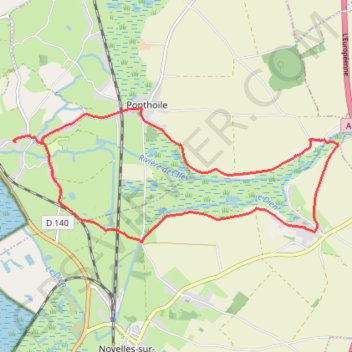 Crotoy - Au Sud de Ponthoile GPS track, route, trail