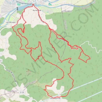 Randuro Gréoux les Bains GPS track, route, trail