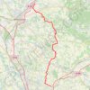Liaison cyclo entre Garonne, Tarn et rivière Aveyron GPS track, route, trail