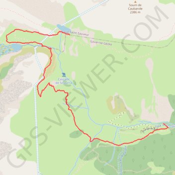Lacs d'Antarrouyes GPS track, route, trail