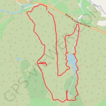 Lac des Escarcets - Vidauban GPS track, route, trail