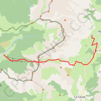 De Lachaup à La Jarjatte (Tour du Dévoluy) GPS track, route, trail