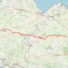 V6 – Camaret - Vitré sur l'ancienne voie ferrée - 120 km en Côtes d'Armor GPS track, route, trail