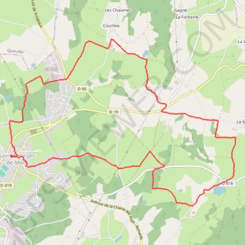 Saint-Georges-de-Mons GPS track, route, trail