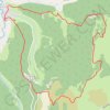 La Grande Dent - au départ de Combovin GPS track, route, trail