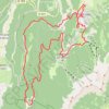 Escapade autour de Corrençon en Vercors GPS track, route, trail