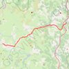 Via Podiensis GR65 Aumont Aubrac-Nasbinals GPS track, route, trail