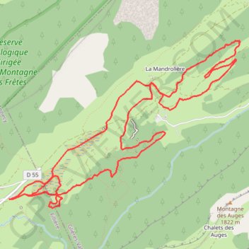 Test GPS track, route, trail