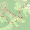 Le pech de Bugarach par le sentier des cretes GPS track, route, trail