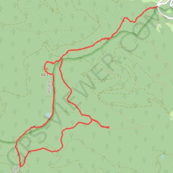 Circuit du Souvenir GPS track, route, trail