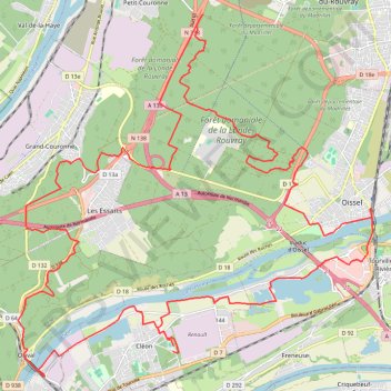 Randonnée La 20Cho - Cléon GPS track, route, trail