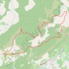 D'Eyrolles à Villeperdrix GPS track, route, trail