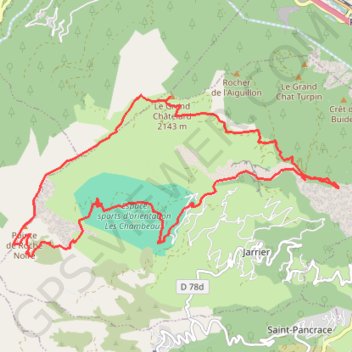 Le Grand Chatelard GPS track, route, trail