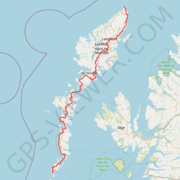 Hebrideanway GPS track, route, trail