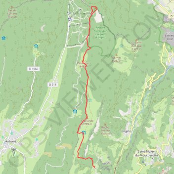 La Molière - La Sure par les Crètes GPS track, route, trail