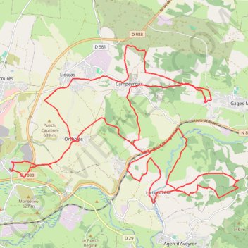 La Castonétoise GPS track, route, trail