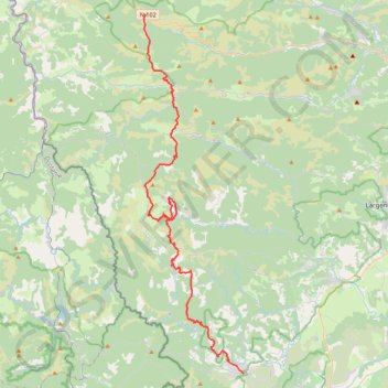 Marche La Chavade - Les Vans GPS track, route, trail
