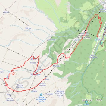 Randonnée VTT : 4 - La Boucle des Besoens GPS track, route, trail