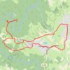 La passerelle himalayenne sur les Gorges du Lignon GPS track, route, trail