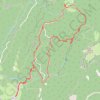 Cabane de Girieux avec des détours (Chartreuse) GPS track, route, trail