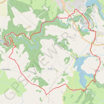 [Itinéraire] Sur les pas de St Georges GPS track, route, trail