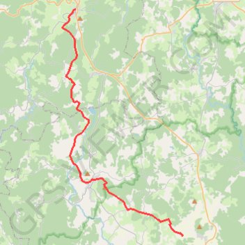 LA CHAISE DIEU Saint GENET GPS track, route, trail