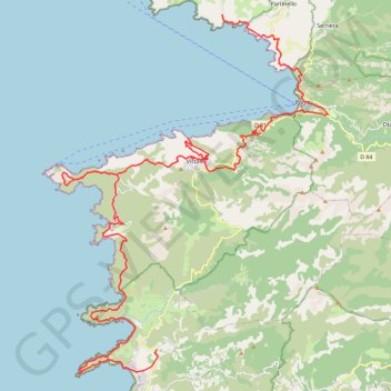 Cargese - Gradella GPS track, route, trail