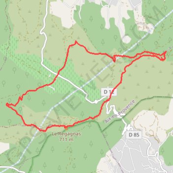 St Jean du Puy GPS track, route, trail
