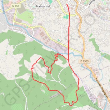 AVF Boucle Draguignan - Trans en Provence GPS track, route, trail