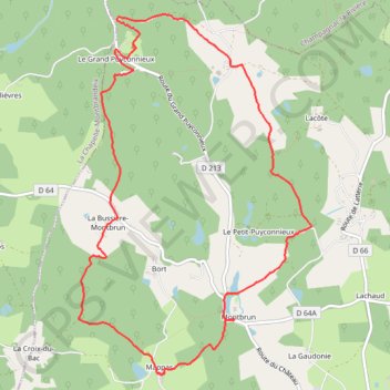Puyconnieux GPS track, route, trail