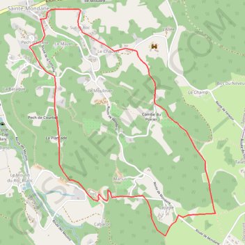 Boucle de Fénelon GPS track, route, trail