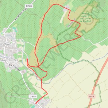 Guebwiller - Circuit du Bollenberg GPS track, route, trail