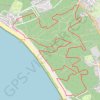 Sentier rouge en forêt de Longeville sur Mer GPS track, route, trail