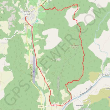 Tour de la Blachère GPS track, route, trail
