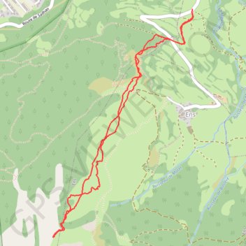 Crête de Coudères GPS track, route, trail