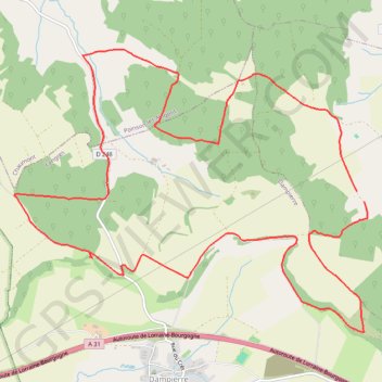 Chauffourt GPS track, route, trail